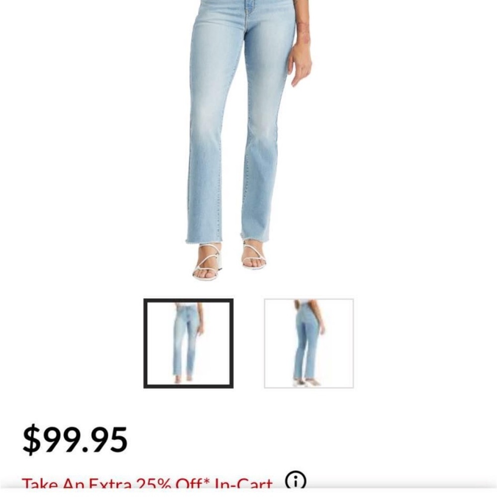 Levi's Light Blue Women's Boot Cut Jeans